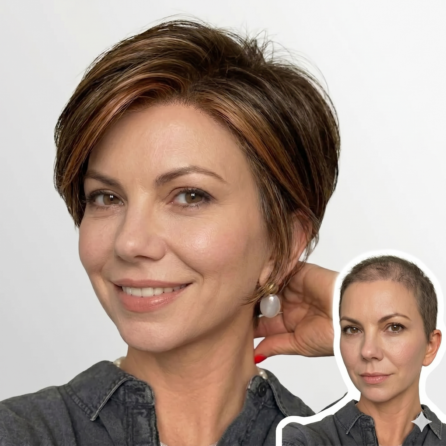 Camilla - Wigyy Straight Layered Cut Breathable Everyday Elegant Bob Wig