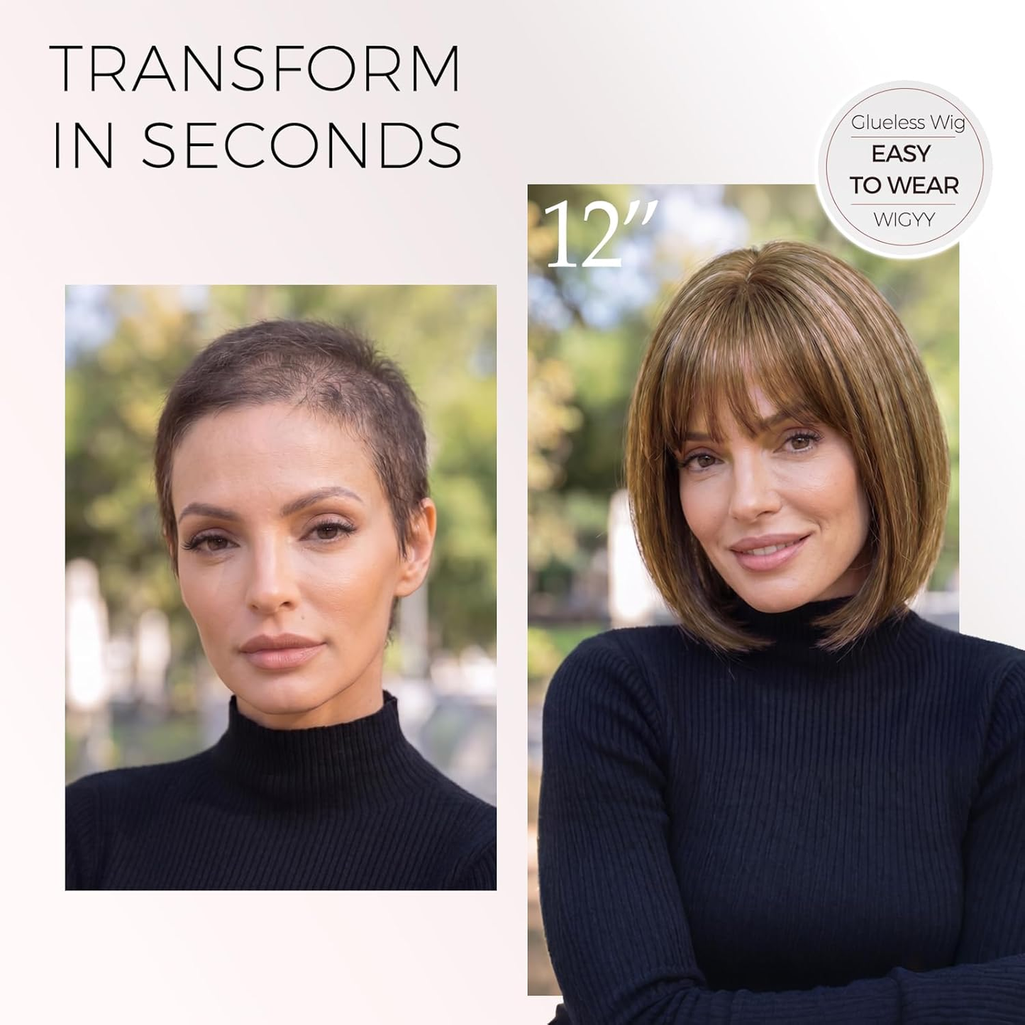 Clara - Wigyy Straight Cute Elegant Wig for Daily Use