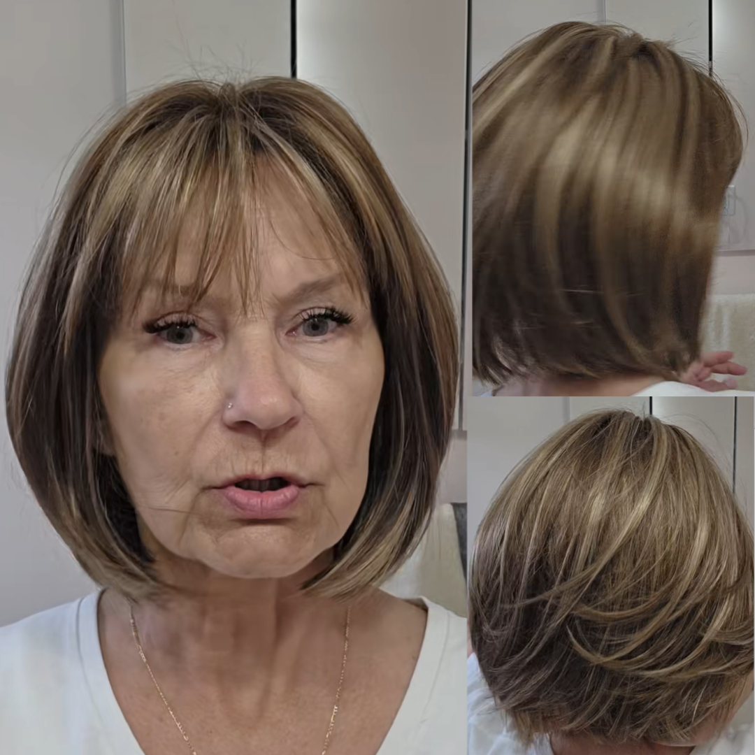 Clara - Wigyy Daily Use Highlighted Bob Elegant Wig