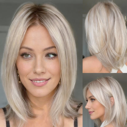 Edith - Wigyy Mono-Front Daily Use Grey Multi-style Elegant Wig