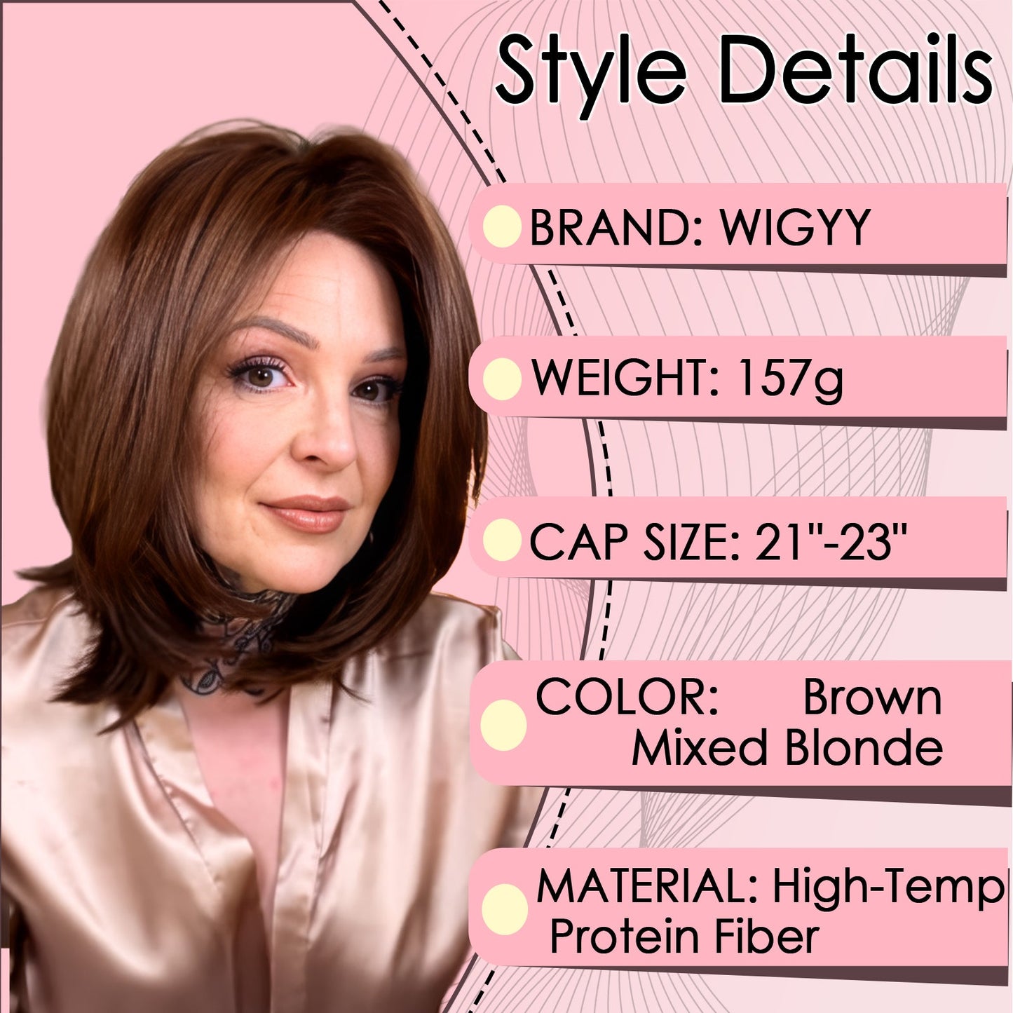 Edith - Wigyy Daily Use Soft Elegant Wig