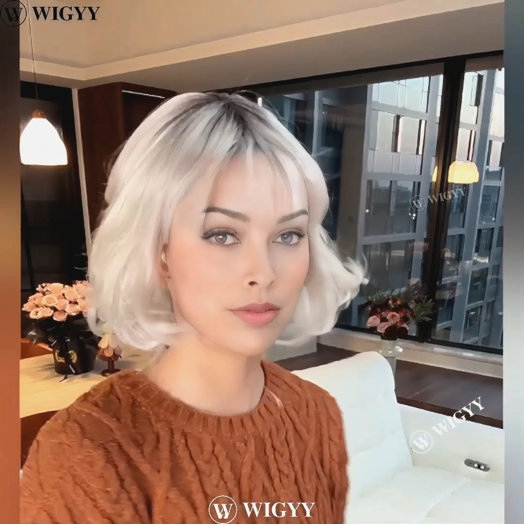 Chloe - Wigyy Daily Use Curl Bob Wig with Bang