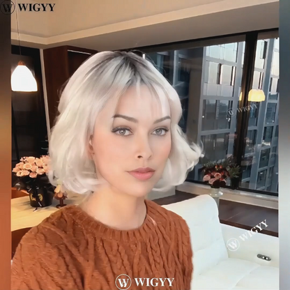 Chloe - Wigyy Daily Use Curl Bob Wig with Bang