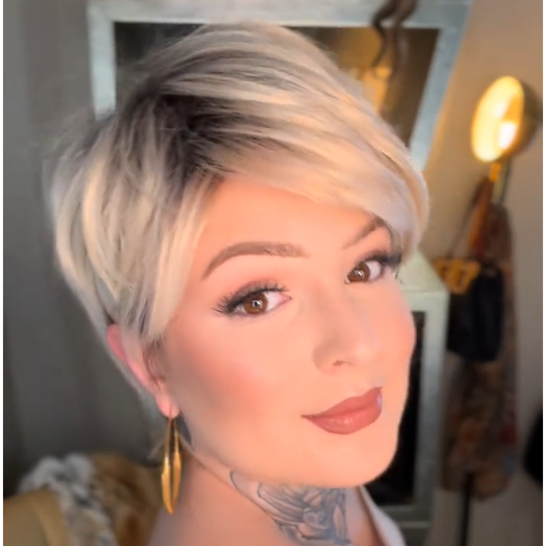 Tamsin - Short Ombre Blonde Daily Use Pixie Cut Wigs