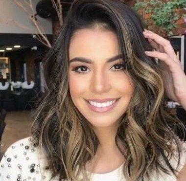 Wavy Brown Blonde Bob Mini Lace Front Wig