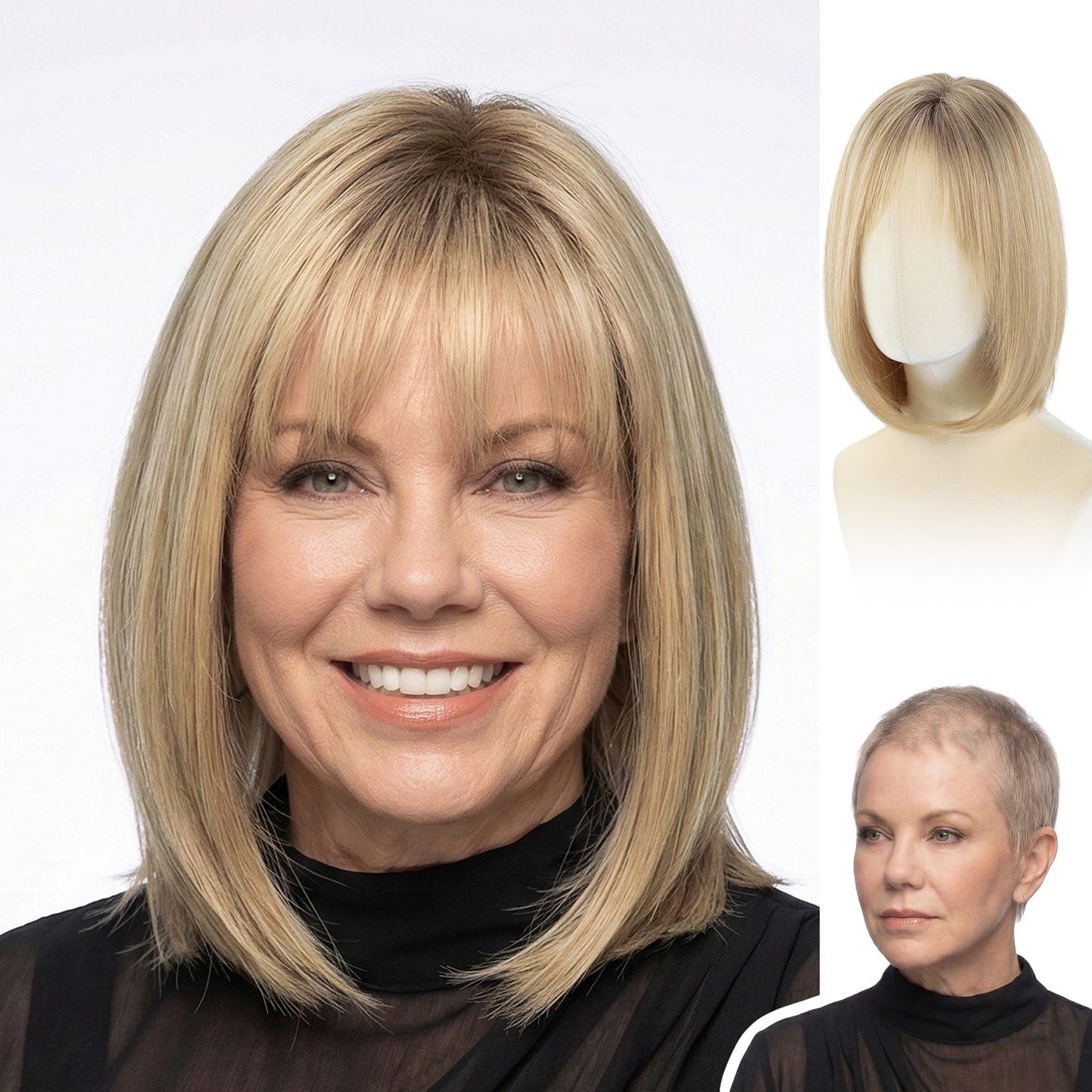 Theodora - Wigyy Ash Blonde Layered Bob Wigs