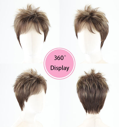 Doris - Wigyy Pixie Cut Hairstyles Daily Use Straight Elegant Wigs