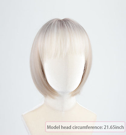 Perla - Wigyy Brown Black Bob Elegant Wig with Bang