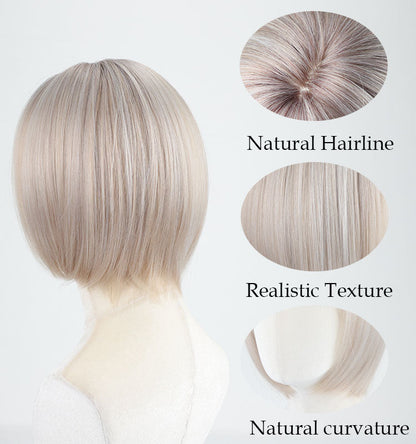Perla - Wigyy Vintage Bob Elegant Wig with Bang