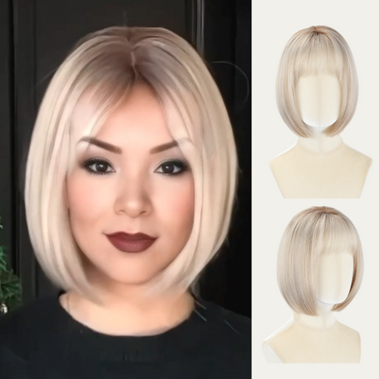 Clara - Wigyy Daily Use Highlighted Elegant Wig for White Women