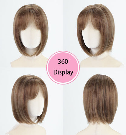 Clara - Wigyy Lightweight Highlighted Elegant Wig for White Women