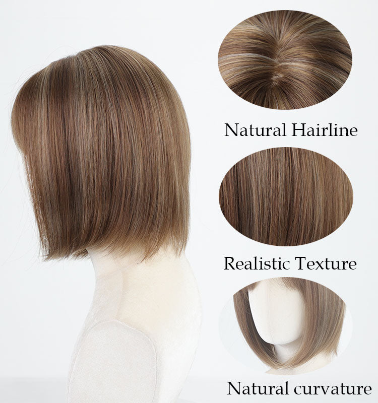 Clara - Wigyy Lightweight Highlighted Elegant Wig for White Women