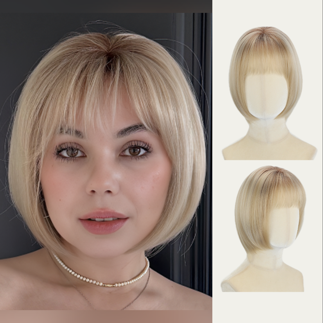 Clara - Wigyy Straight Cute Elegant Wig for Daily Use