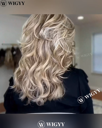 Loretta - Wigyy Mono-Front Highlighted Curl Elegant Wig