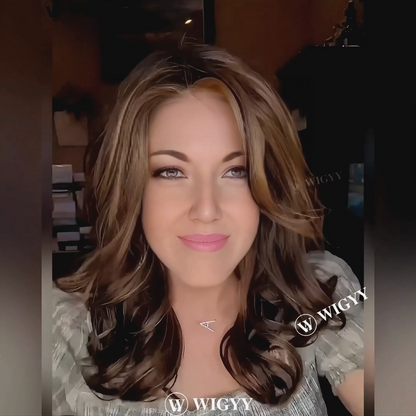 Gladys - Wigyy Brown Highlighted Curl Wig