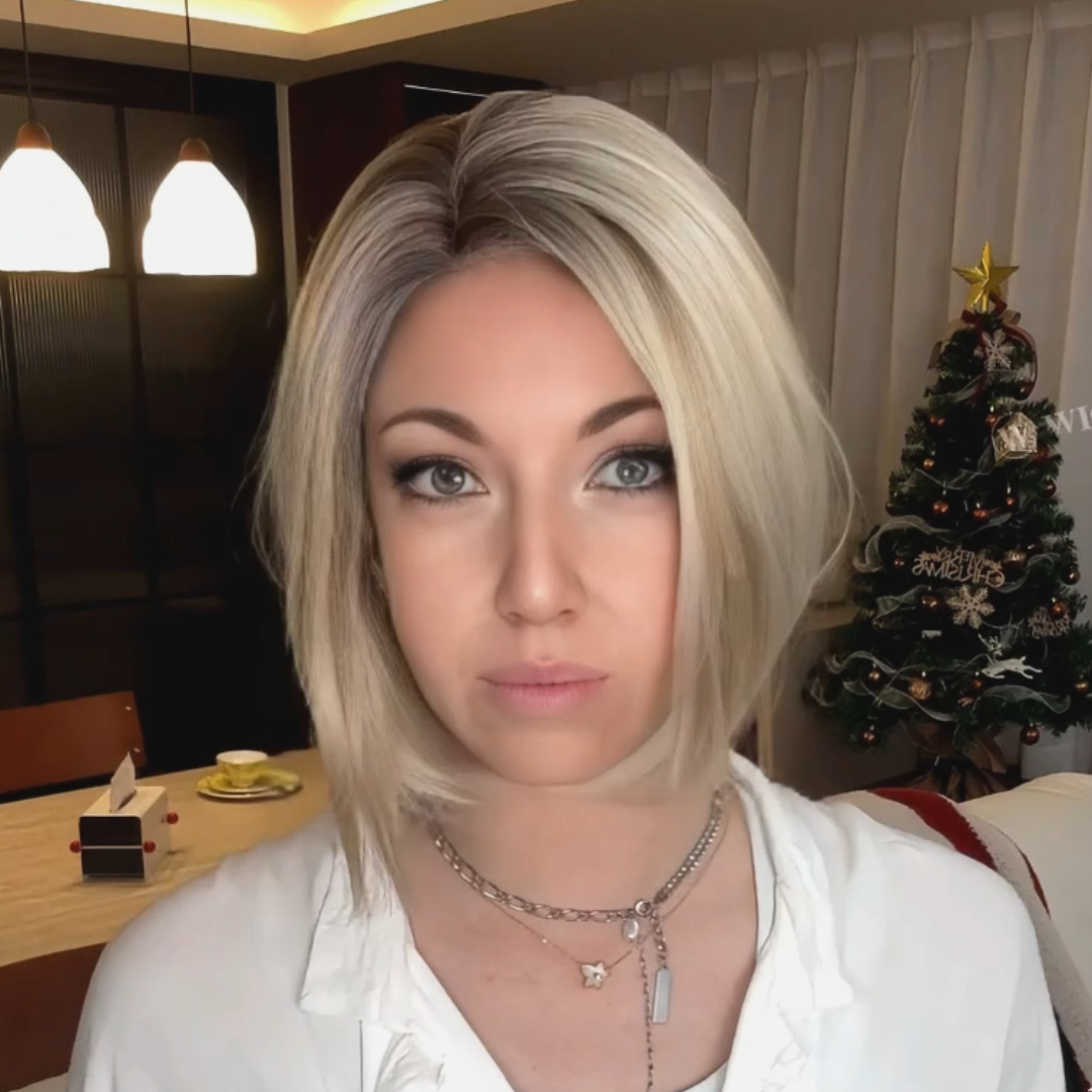 Estelle - Wigyy Mono-Front Daily Use Side-Parting Elegant Wig