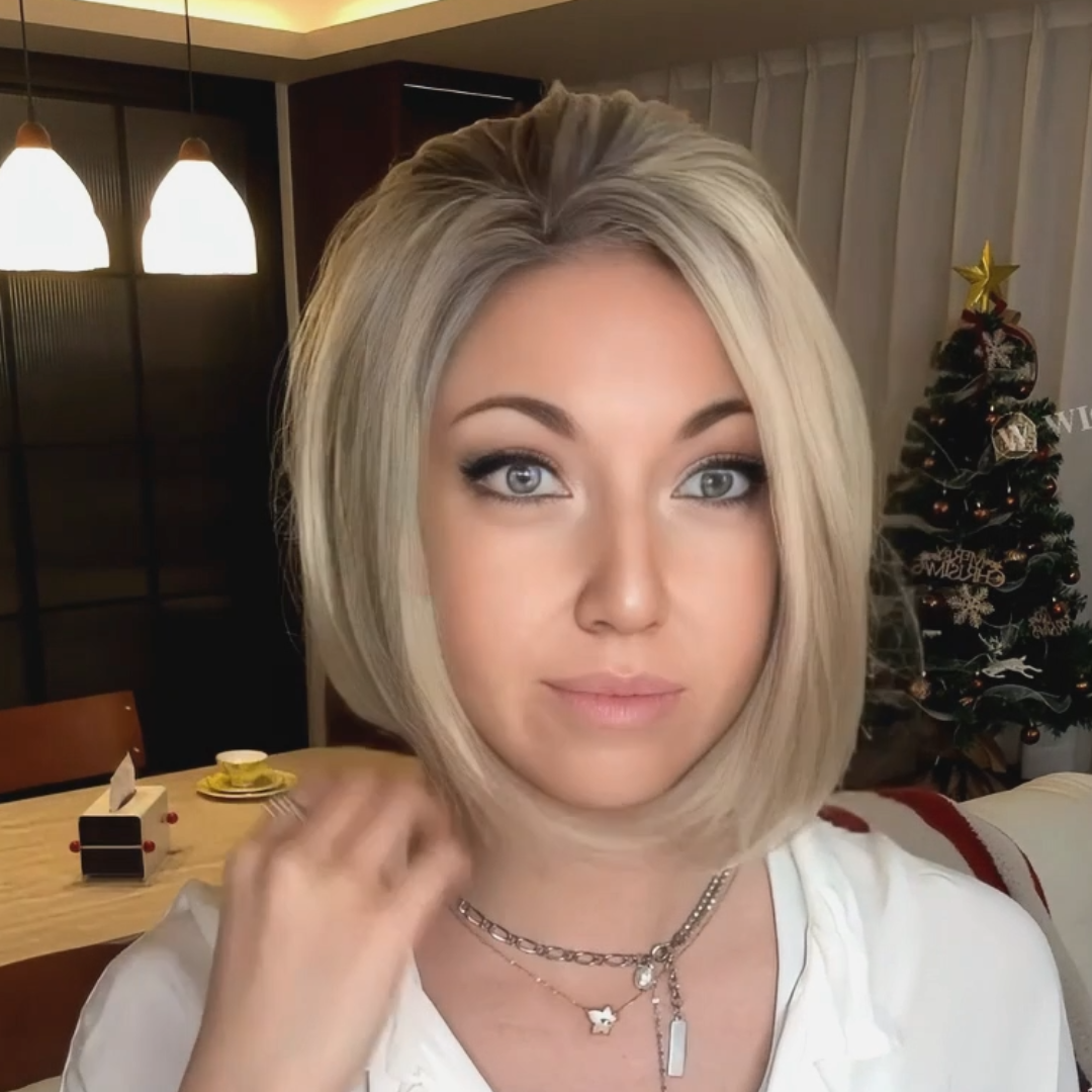 Estelle - Wigyy Mono-Front Daily Use Side-Parting Elegant Wig