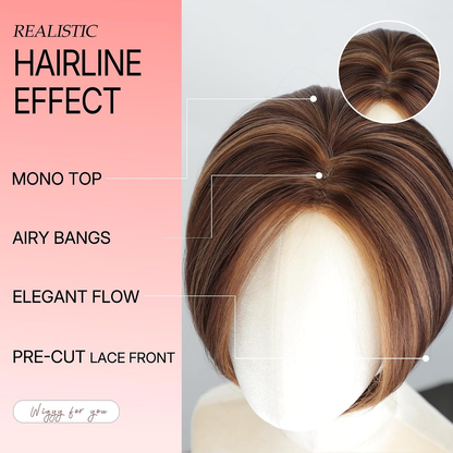Raven | Sleek Side-Swept Glueless Bob with Seamless Hairline