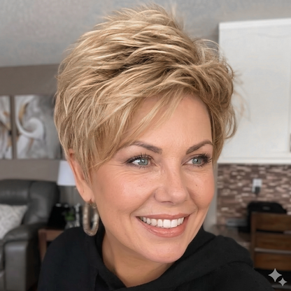 Gossamer - Wigyy Pixie Cut Soft Natural Short Synthetic Wigs