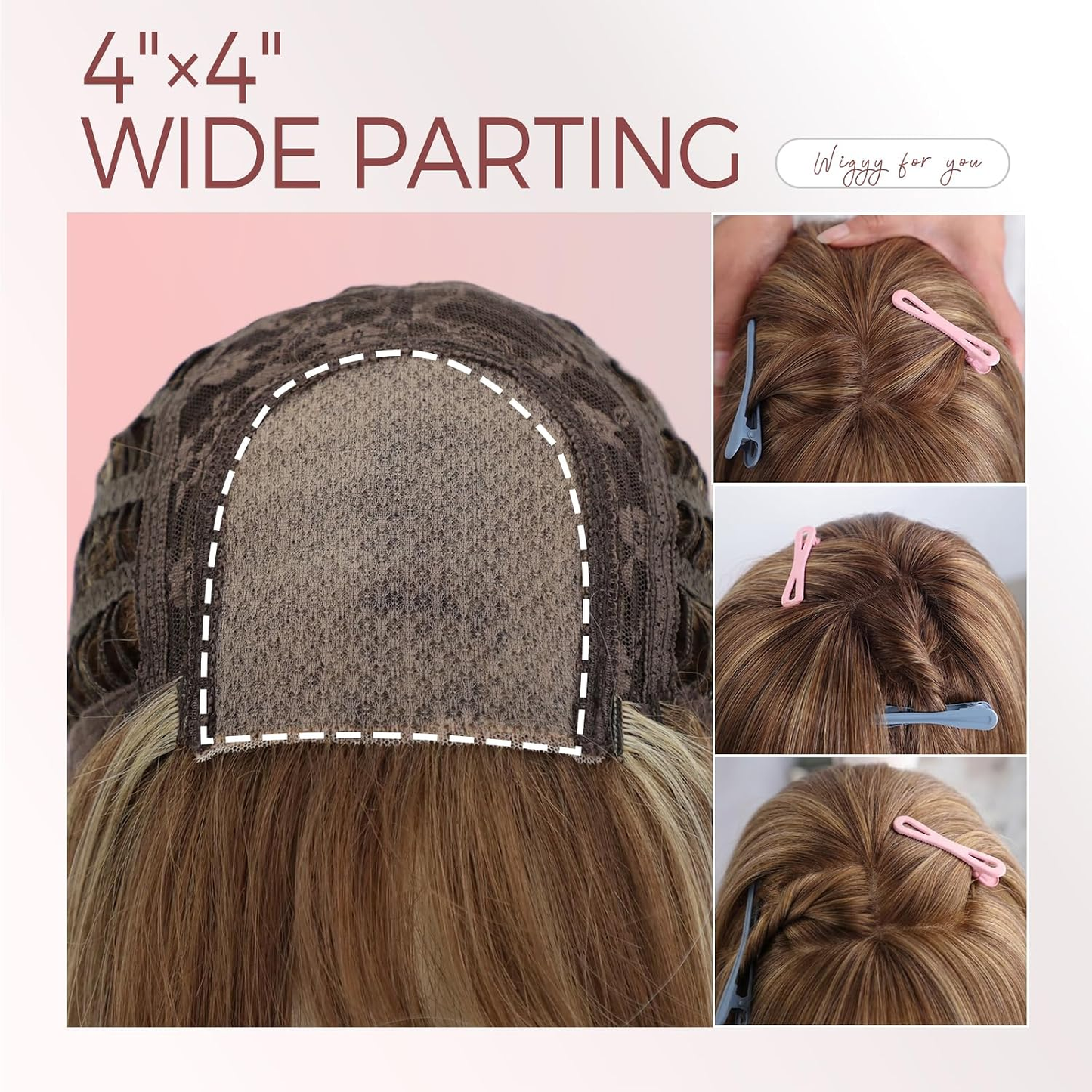 Clara - Wigyy Straight Cute Elegant Wig for Daily Use