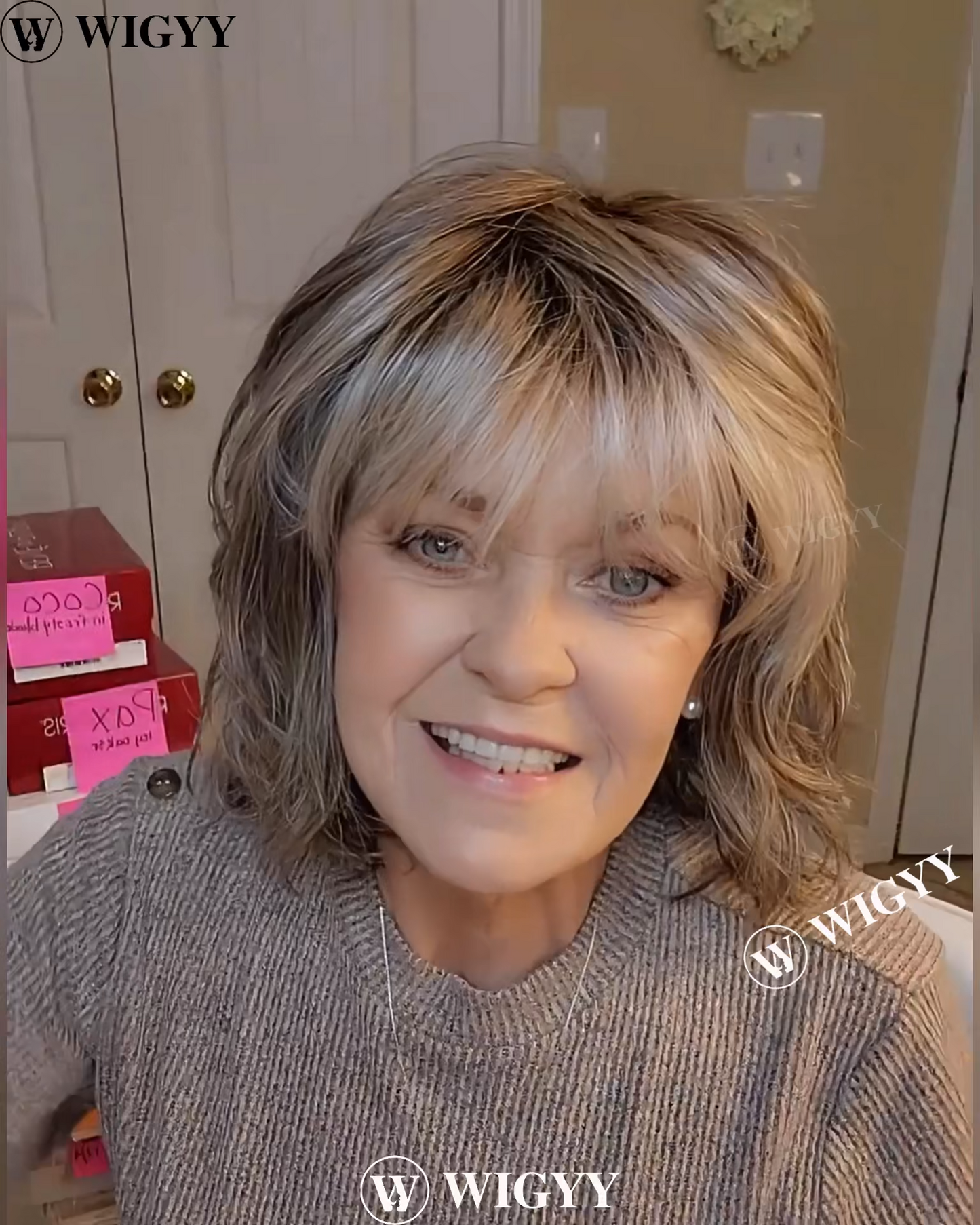 Nadine - Wigyy Curl Elegant Wig with Bang