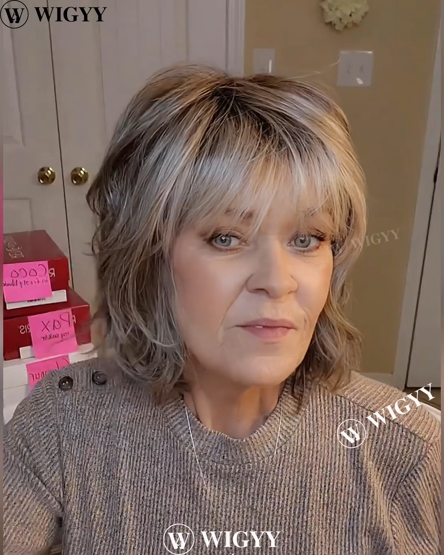 Nadine - Wigyy Curl Elegant Wig with Bang