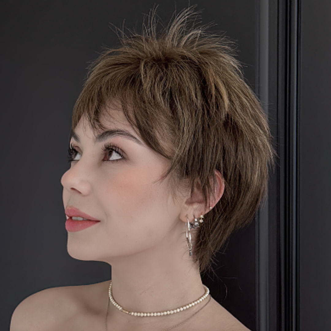 Doris - Wigyy Pixie Cut Hairstyles Daily Use Straight Elegant Wigs