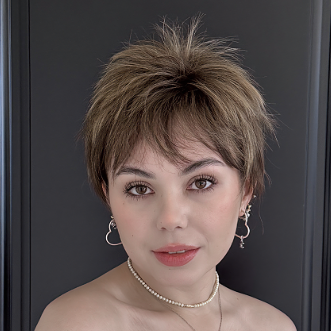 Doris - Wigyy Pixie Cut Hairstyles Daily Use Straight Elegant Wigs