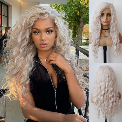 New Wave Golden Fluffy Hot Wigs