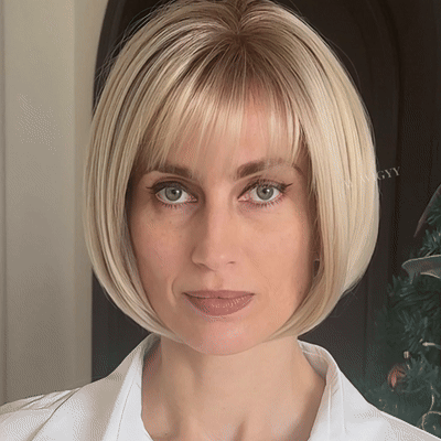 Muriel - Wigyy Daily Use Bob Wig with Bang