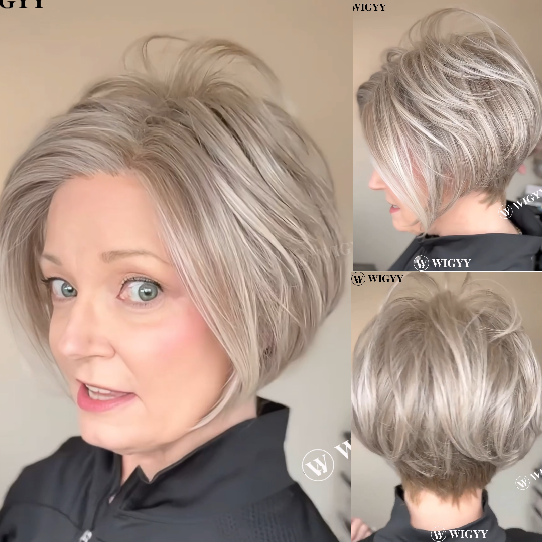 Raven | Sleek Side-Swept Glueless Bob with Seamless Hairline