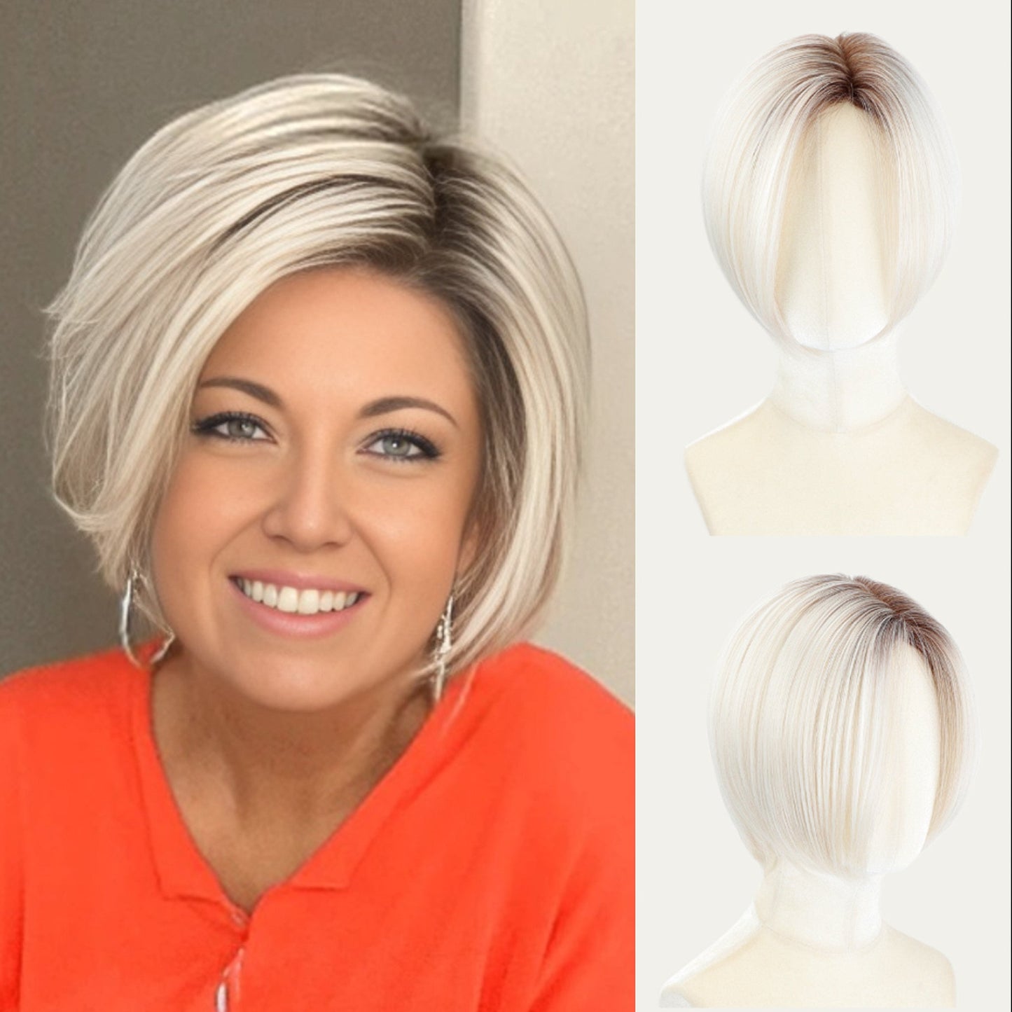Phyllis - Wigyy Short Straight Bob Elegant Wig