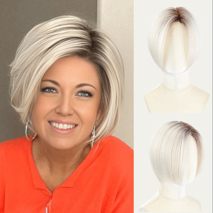 Phyllis - Wigyy Short Straight Bob Elegant Wig