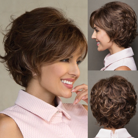 Sandy - Wigyy Highlight Short Pixie Wigs for White Women