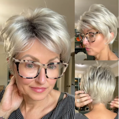 Wendy - Wigyy Short Daily Use Pixel Cut Elegant Wigs