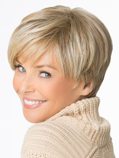 Alice  - Wigyy Short Ombre Beige Layered Wigs for Women