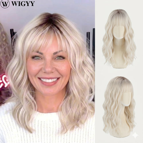 Marjorie - Wigyy Gorgeous Wave Elegant Wig with Bang