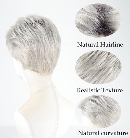 Wendy - Wigyy Short Daily Use Pixel Cut Elegant Wigs