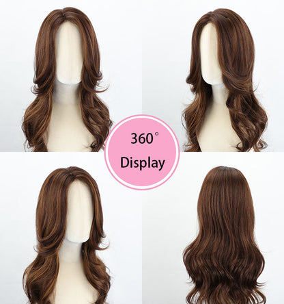 Gladys - Wigyy Brown Highlighted Curl Wig