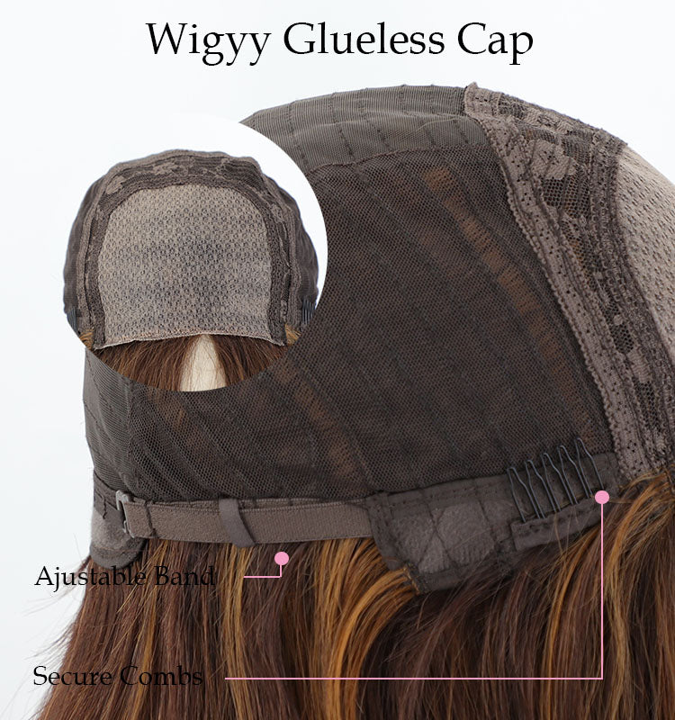 Gladys - Wigyy Brown Highlighted Curl Daily Use Wig