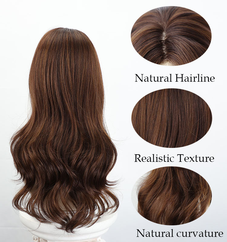 Gladys - Wigyy Brown Highlighted Curl Daily Use Wig
