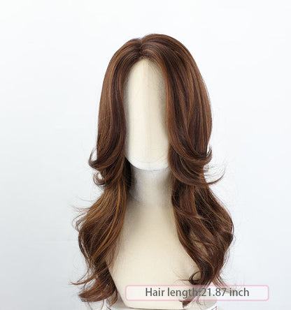 Gladys - Wigyy Brown Highlighted Curl Daily Use Wig