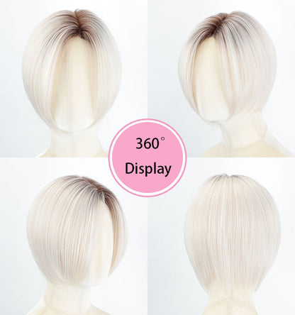 Phyllis - Wigyy Short Straight Bob Elegant Wig