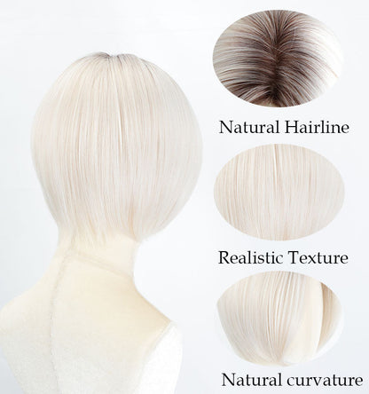 Phyllis - Wigyy Short Straight Bob Elegant Wig