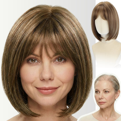 Perla - Wigyy Bob Elegant Wig with Bang