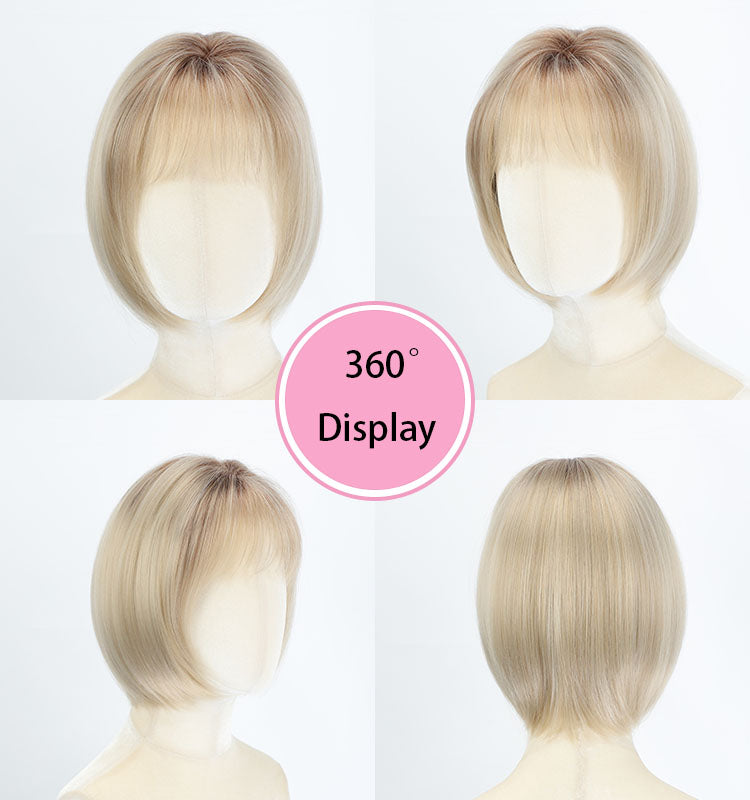 Muriel - Wigyy Daily Use Bob Wig with Bang for White Women