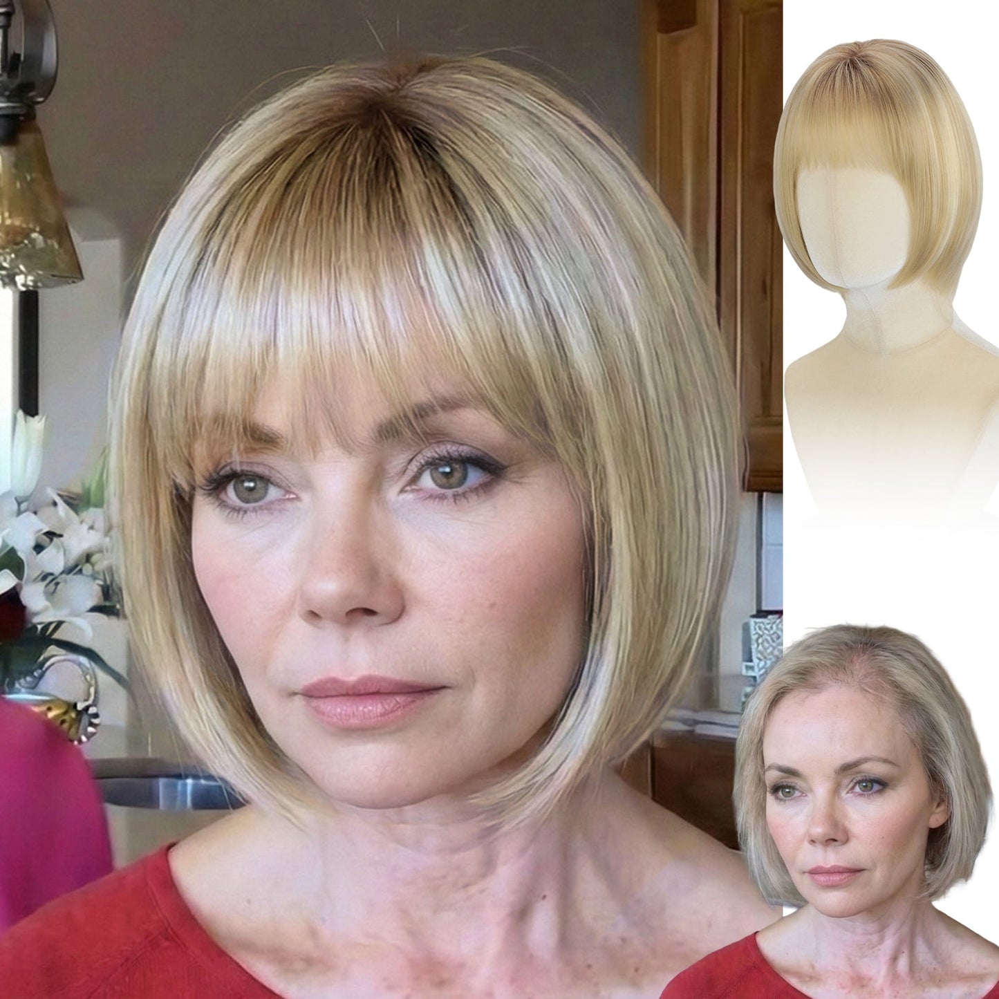 Perla - Wigyy Bob Elegant Wig with Bang