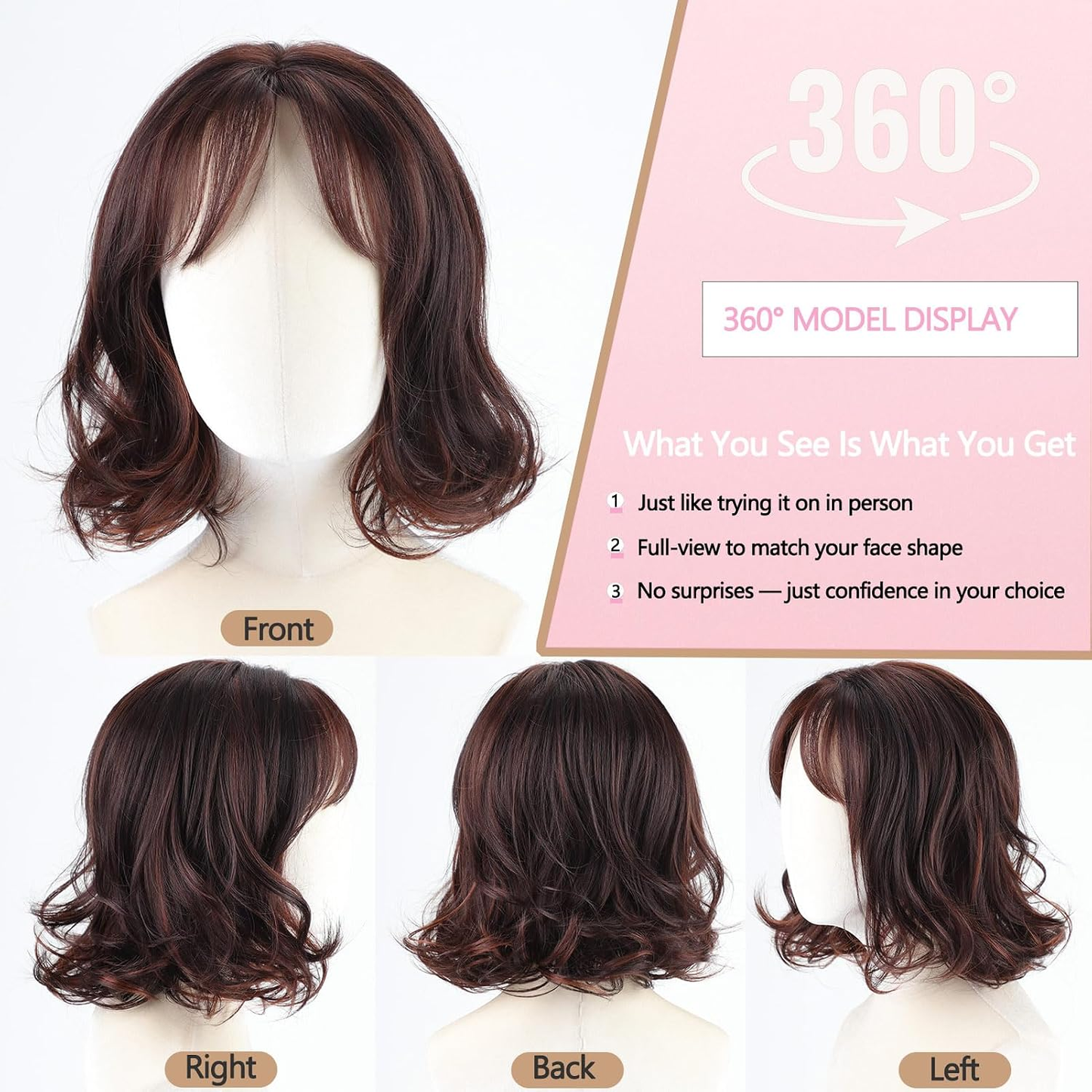 Flash Sale - Mabel - Wigyy Shoulder Length Daily Use Curl Elegant Wig