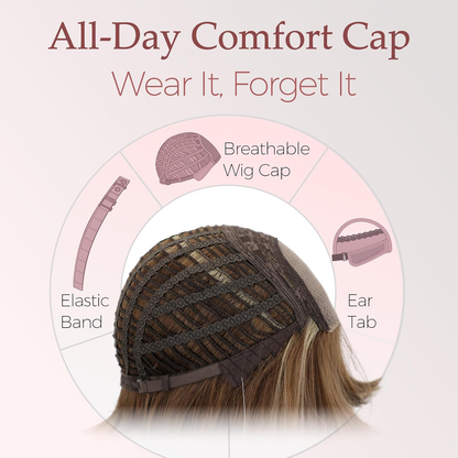 Clara - Wigyy Straight Elegant Wig for Daily Use