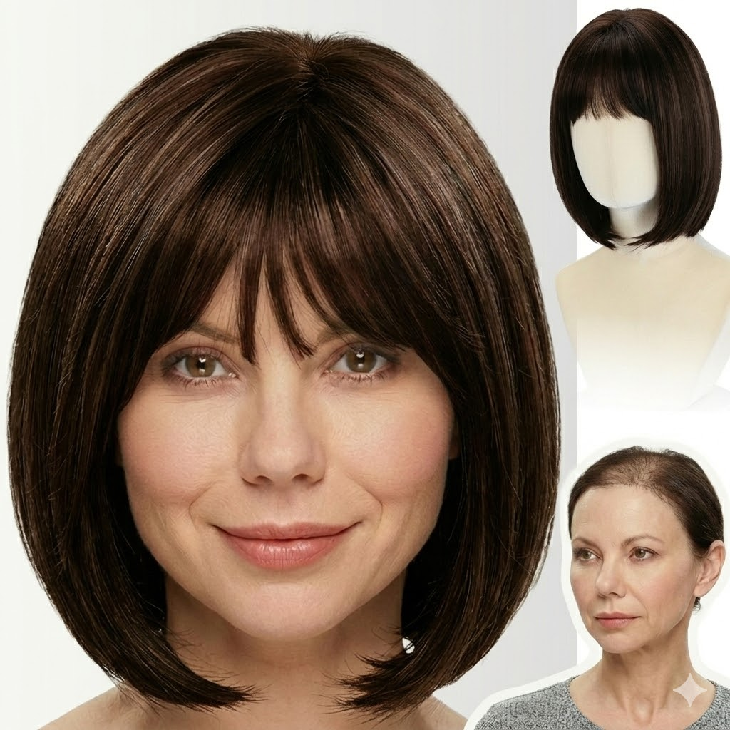 Perla - Wigyy Bob Elegant Wig with Bang